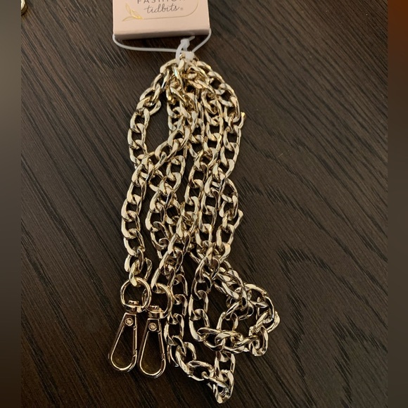 Crossbody replacement Gold chain for purse guitar strap Crossbody chain NWT 40” - Picture 4 of 8
